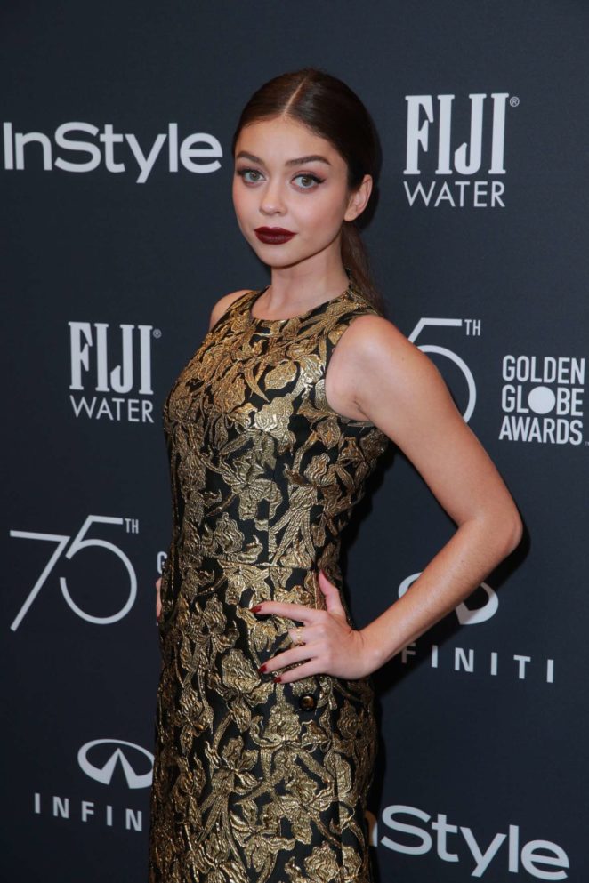 Sarah Hyland - 2017 HFPA and InStyle Golden Globe Season in LA